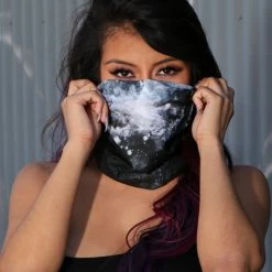 INTO THE AM Masks & Bandanas Dark Matter Seamless Mask Bandana