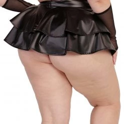 OhYes Dark Matter Faux Leather Skater Skirt Clothing 19 OhYes Dark Matter Faux Leather Skater Skirt Clothing