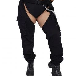 Hot & Delicious Black Bead Clothing Darkest Hours Chain Chaps