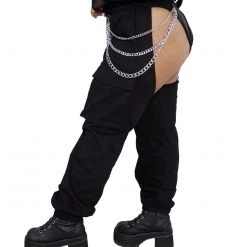 Hot & Delicious Black Bead Clothing Darkest Hours Chain Chaps