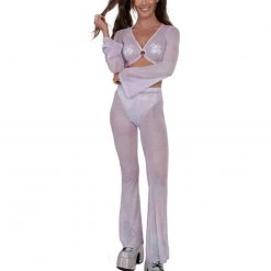 Bear Dance Daydreamin' Mesh Bell Bottoms