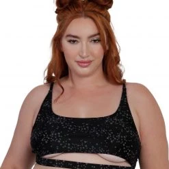 Dippin Daisies Dazzling Stars Reflective Underboob Top Clothing 26 Dippin Daisies Dazzling Stars Reflective Underboob Top Clothing