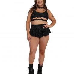 Dippin Daisies Dazzling Stars Reflective Underboob Top Clothing 31 Dippin Daisies Dazzling Stars Reflective Underboob Top Clothing