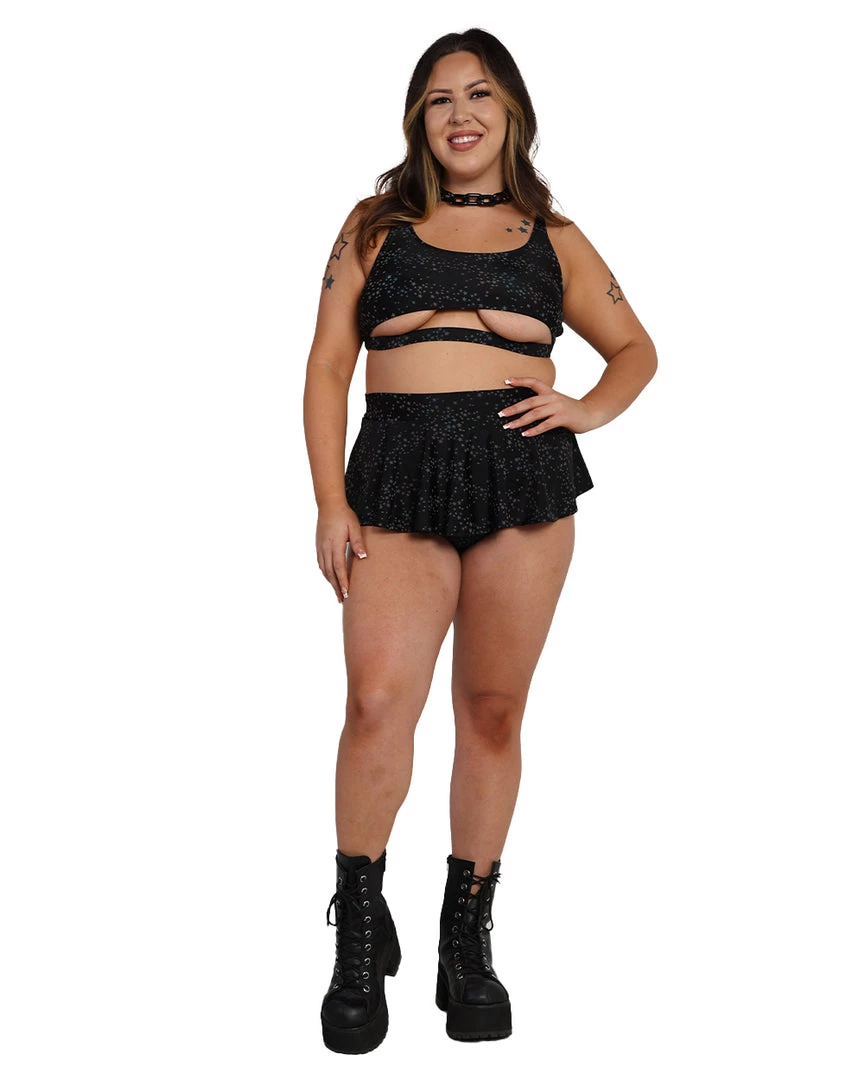 Dippin Daisies Dazzling Stars Reflective Underboob Top Clothing 16 Dippin Daisies Dazzling Stars Reflective Underboob Top Clothing