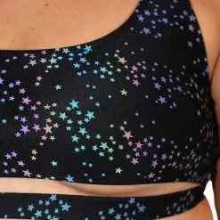 Dippin Daisies Dazzling Stars Reflective Underboob Top Clothing 25 Dippin Daisies Dazzling Stars Reflective Underboob Top Clothing