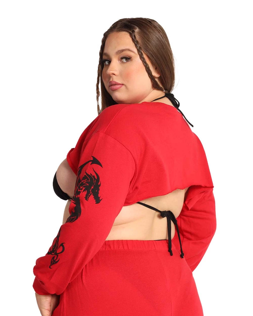 Rock & Rose New Arrivals Dead End Dragon Ultra Crop Top 13 Rock & Rose New Arrivals Dead End Dragon Ultra Crop Top