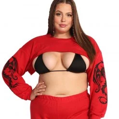 Rock & Rose New Arrivals Dead End Dragon Ultra Crop Top 19 Rock & Rose New Arrivals Dead End Dragon Ultra Crop Top