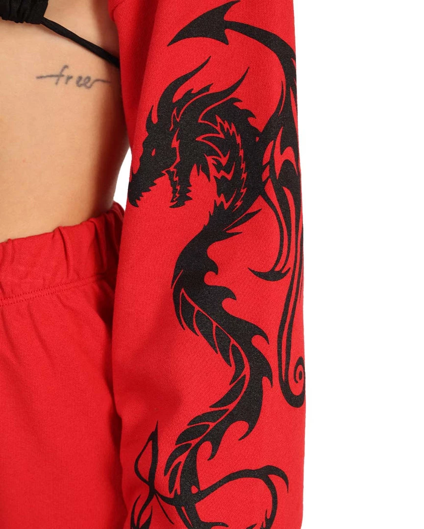 Rock & Rose New Arrivals Dead End Dragon Ultra Crop Top 4 Rock & Rose New Arrivals Dead End Dragon Ultra Crop Top