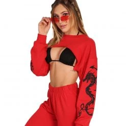 Rock & Rose New Arrivals Dead End Dragon Ultra Crop Top 16 Rock & Rose New Arrivals Dead End Dragon Ultra Crop Top