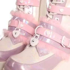 Shoes Demonia Cutie Pie Holo Platform Boots