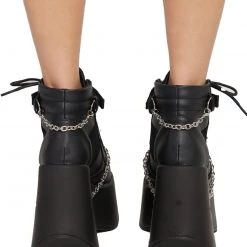 Shoes Demonia Lucky Star Wedge Boots