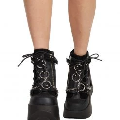 Shoes Demonia Lucky Star Wedge Boots