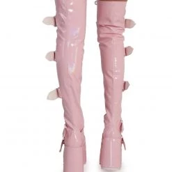 Demonia Power Move Thigh-High Boots