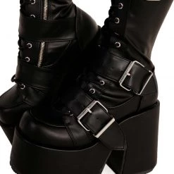 Demonia Power Move Thigh-High Boots