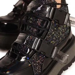 Shoes Demonia Shine On Platform Ankle Boots