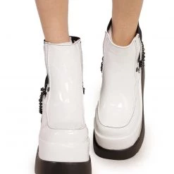 Shoes Demonia Step Into The Light Holo Platforms