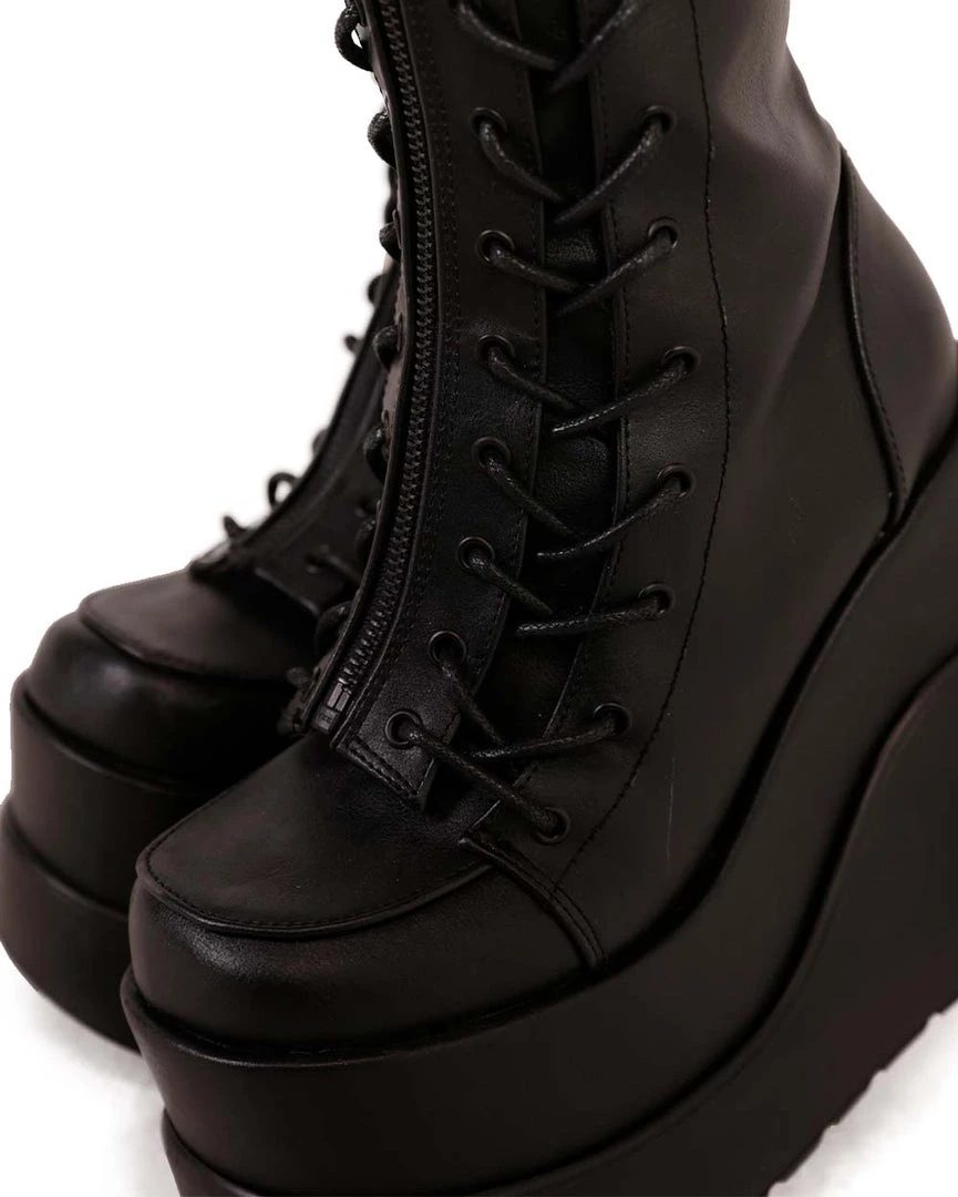 Demonia Through The Dark Vegan Leather Boots 4 Demonia Through The Dark Vegan Leather Boots