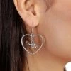 Ana Accessories Dino Heart Earrings