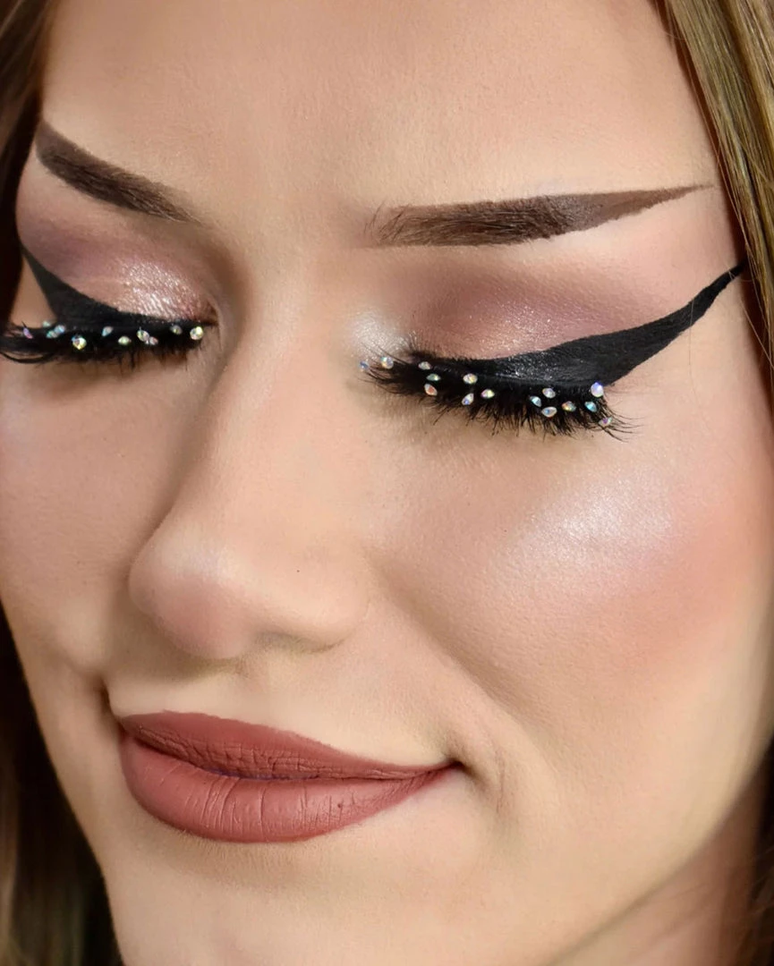Accessories Lunautics Disco Diva Rhinestone Eyelashes 4 Accessories Lunautics Disco Diva Rhinestone Eyelashes