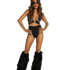 OhYes Clothing Blow Ur Mind Fishnet O-Ring Bondage Halter Top