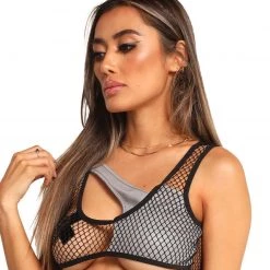OhYes Down 4 U Reflective Fishnet Top 9 OhYes Down 4 U Reflective Fishnet Top