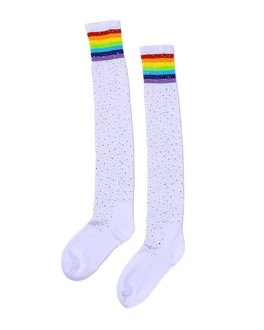 HND Accessories Pride Clothing Dream High Rainbow Socks 4 HND Accessories Pride Clothing Dream High Rainbow Socks