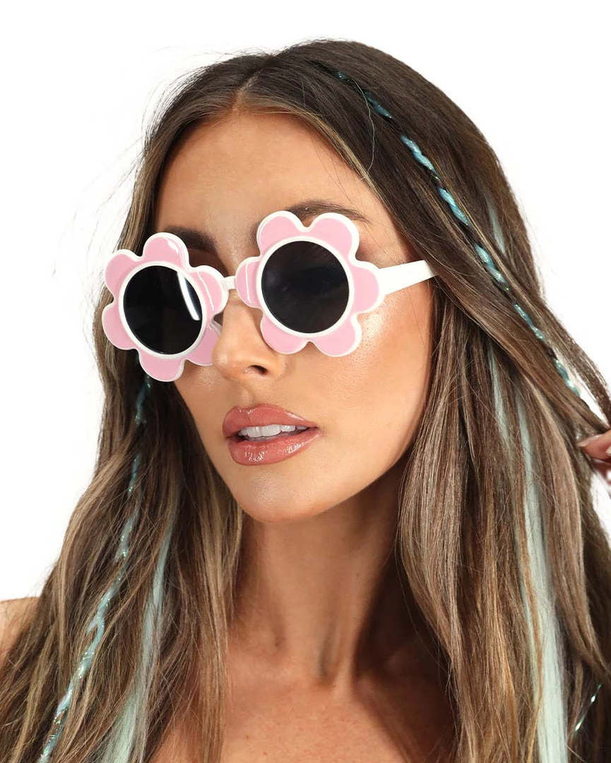 Lucent Product Inc. Dreamgirl Pink Floral Sunglasses Accessories 3 Lucent Product Inc. Dreamgirl Pink Floral Sunglasses Accessories