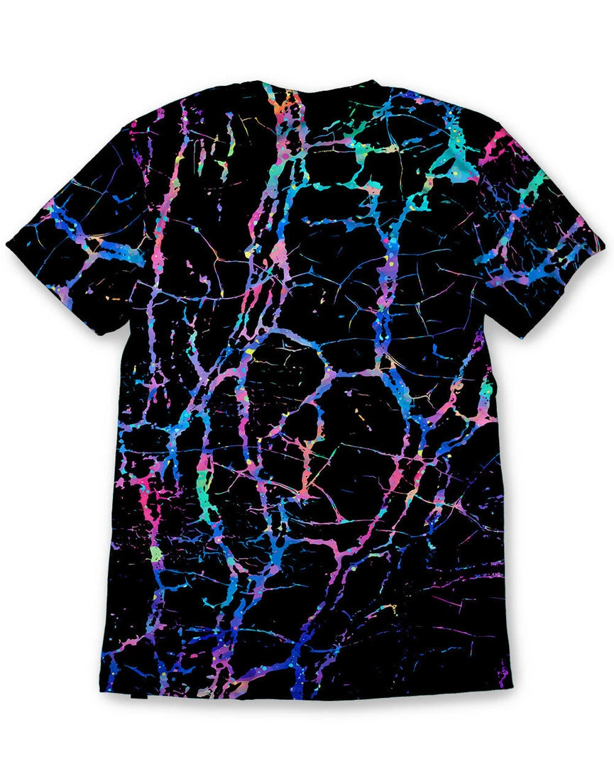 INTO THE AM Electric Rainbow Tee Men 4 INTO THE AM Electric Rainbow Tee Men