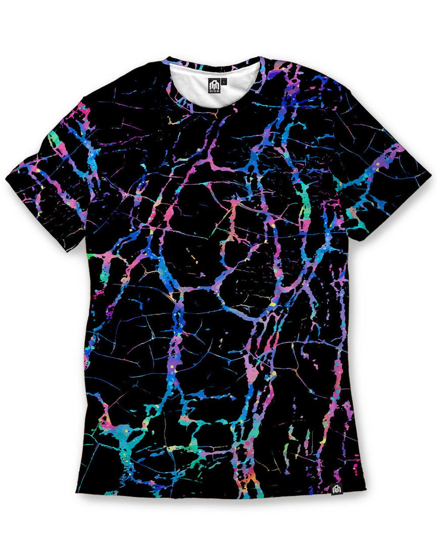INTO THE AM Electric Rainbow Tee Men 3 INTO THE AM Electric Rainbow Tee Men