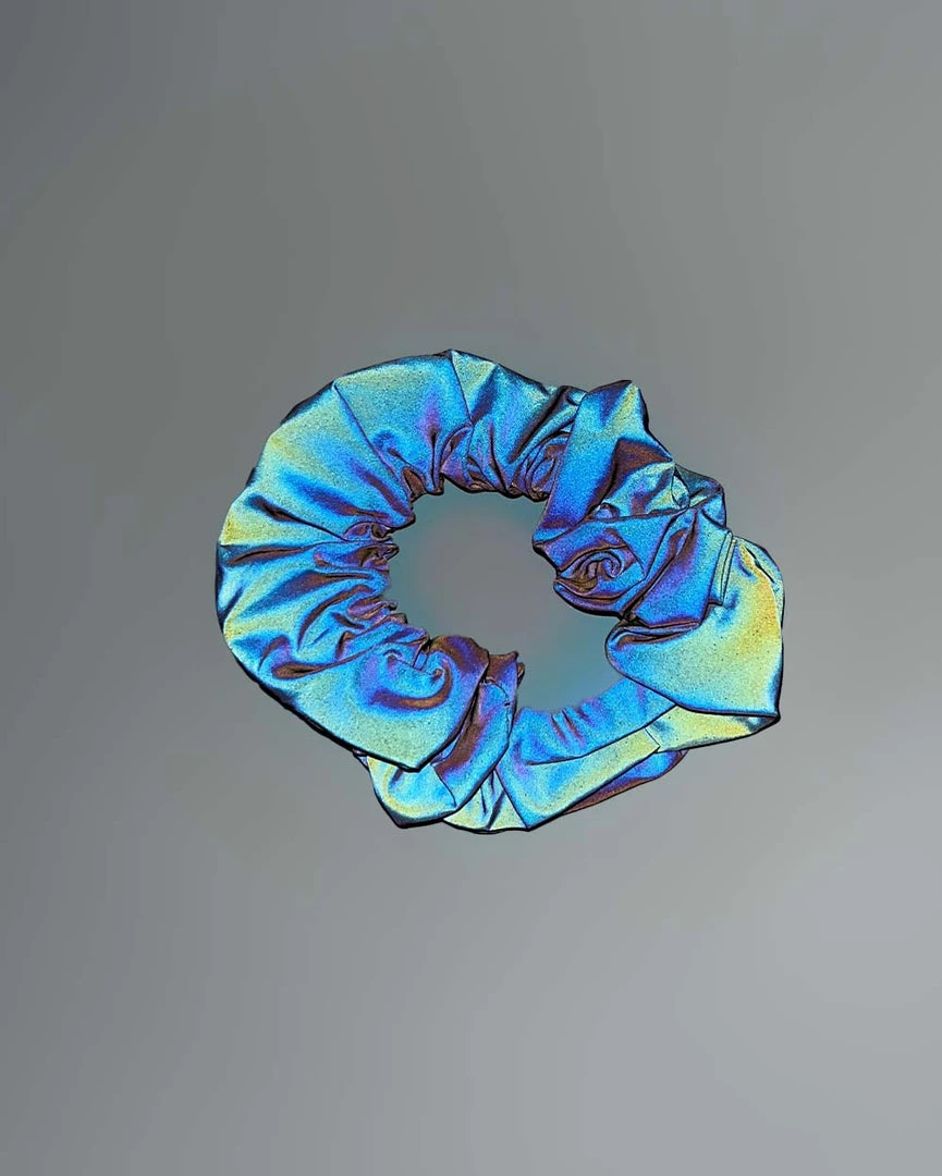 Accessories House New Arrivals Euphoria Deep Reflections Rainbow Reflective Zipper Scrunchies 3 Accessories House New Arrivals Euphoria Deep Reflections Rainbow Reflective Zipper Scrunchies