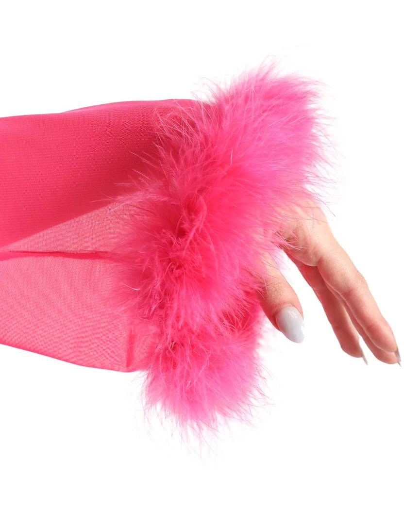 Charming Bunny New Arrivals Fabulicious Marabou Long Sleeve Crop Top 8 Charming Bunny New Arrivals Fabulicious Marabou Long Sleeve Crop Top