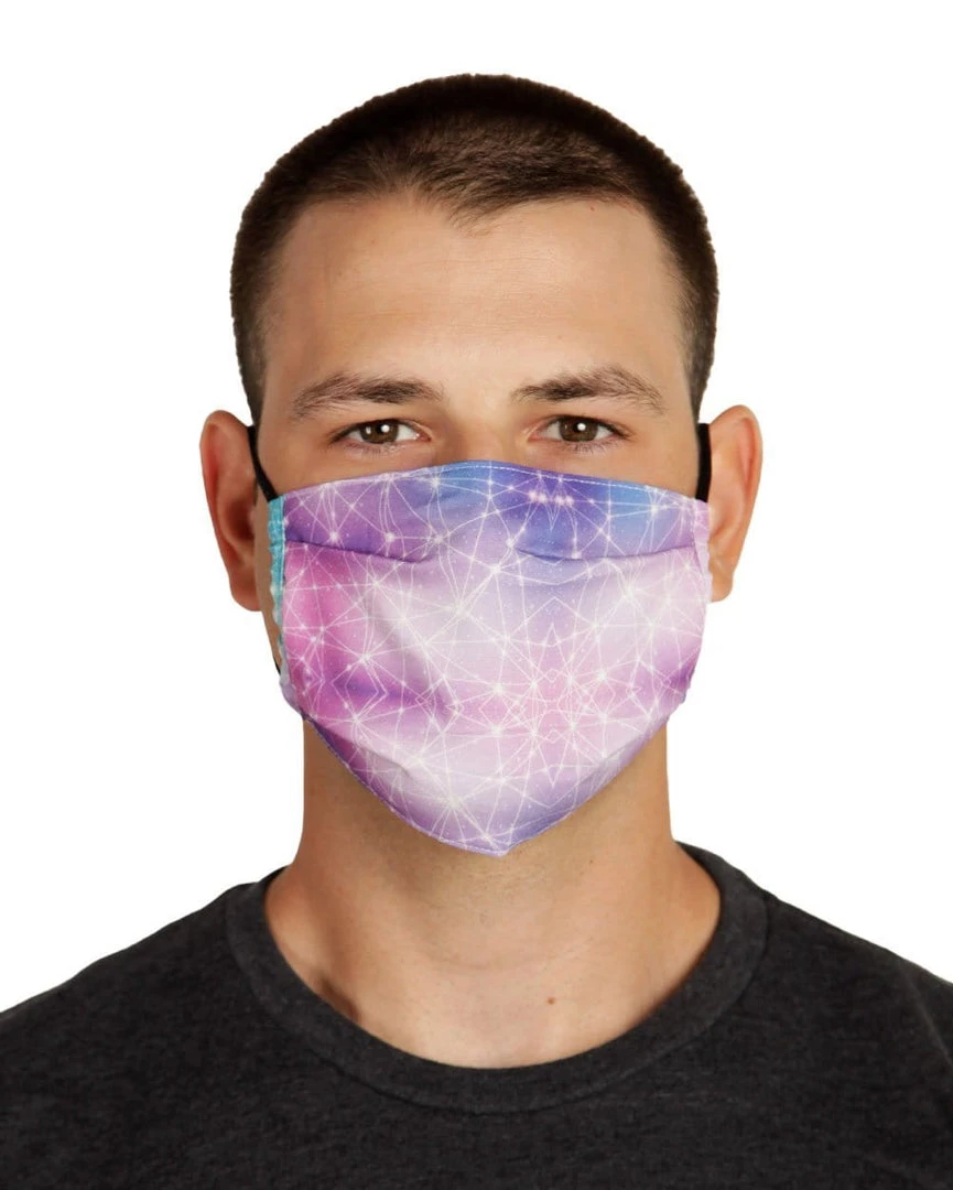 INTO THE AM Masks & Bandanas Constellations Adjustable Face Mask 4 INTO THE AM Masks & Bandanas Constellations Adjustable Face Mask