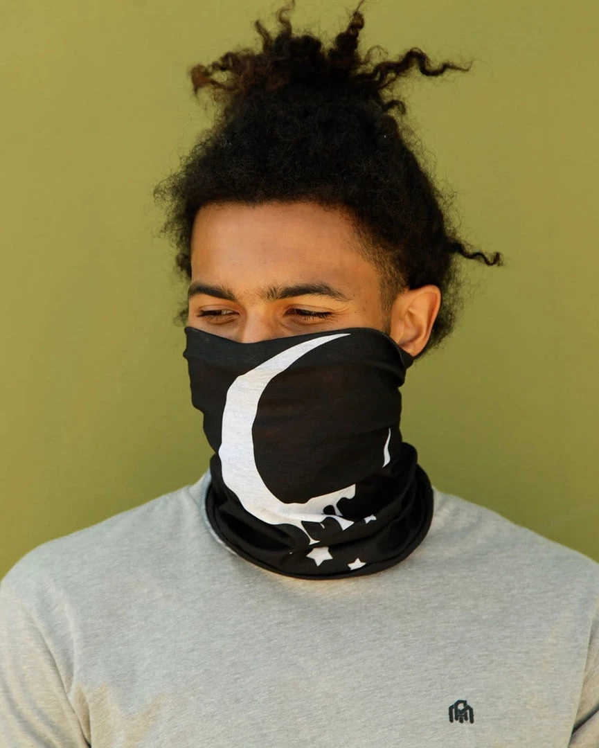 INTO THE AM Masks & Bandanas Dripping Moon Seamless Mask Bandana 5 INTO THE AM Masks & Bandanas Dripping Moon Seamless Mask Bandana