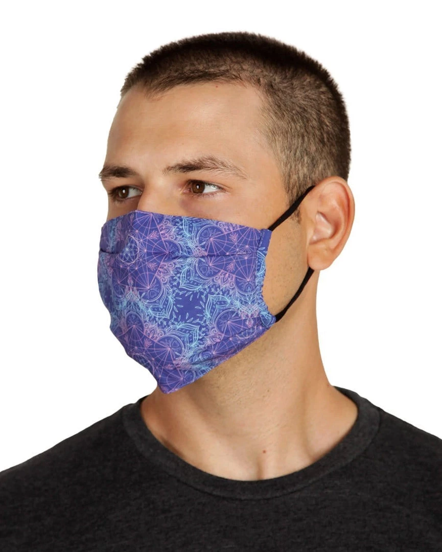 INTO THE AM Flower Of Life Adjustable Face Mask 4 INTO THE AM Flower Of Life Adjustable Face Mask