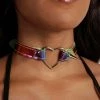 Funkplus Inc. Accessories Feel My Luv Holographic Spiked Choker 2 Funkplus Inc. Accessories Feel My Luv Holographic Spiked Choker