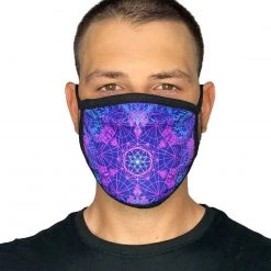 INTO THE AM Flower Of Life Face Mask Masks & Bandanas