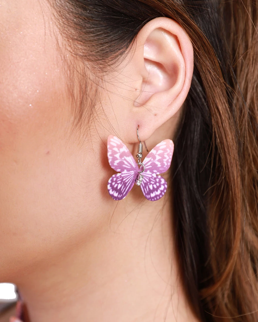 Western Fashion Accessories Flutter Wings Butterfly Earrings 4 Western Fashion Accessories Flutter Wings Butterfly Earrings
