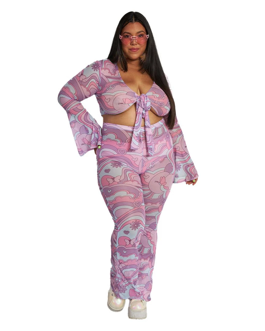 Cherry Mellow, Inc. Free Spirit Cutie Mesh Bell Bottoms Clothing 11 Cherry Mellow, Inc. Free Spirit Cutie Mesh Bell Bottoms Clothing