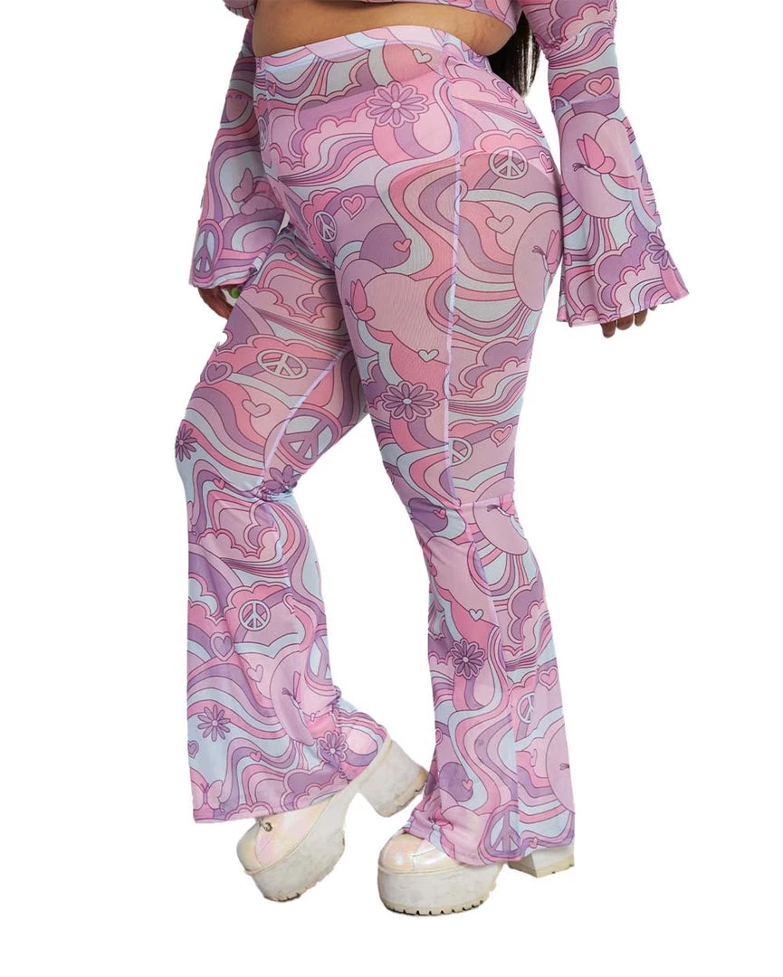 Cherry Mellow, Inc. Free Spirit Cutie Mesh Bell Bottoms Clothing 12 Cherry Mellow, Inc. Free Spirit Cutie Mesh Bell Bottoms Clothing