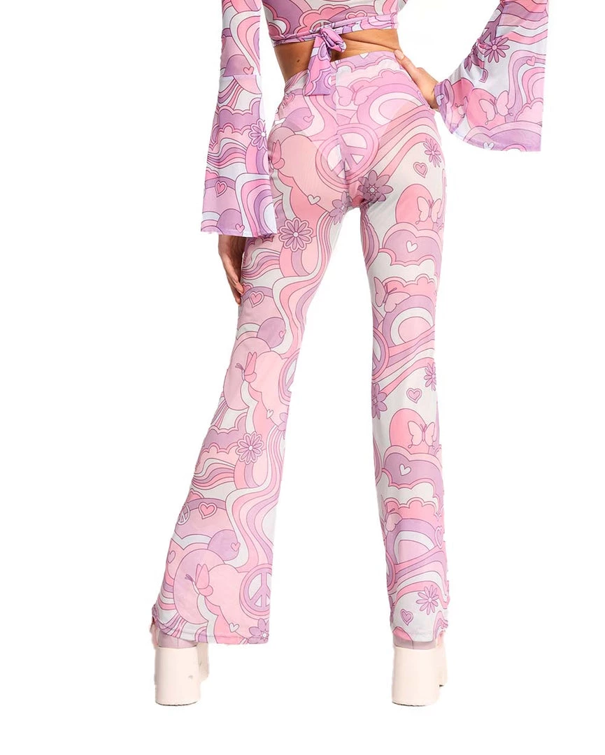 Cherry Mellow, Inc. Free Spirit Cutie Mesh Bell Bottoms Clothing 7 Cherry Mellow, Inc. Free Spirit Cutie Mesh Bell Bottoms Clothing