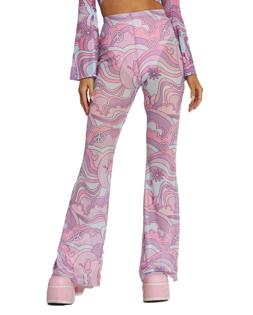 Cherry Mellow, Inc. Free Spirit Cutie Mesh Bell Bottoms Clothing 8 Cherry Mellow, Inc. Free Spirit Cutie Mesh Bell Bottoms Clothing