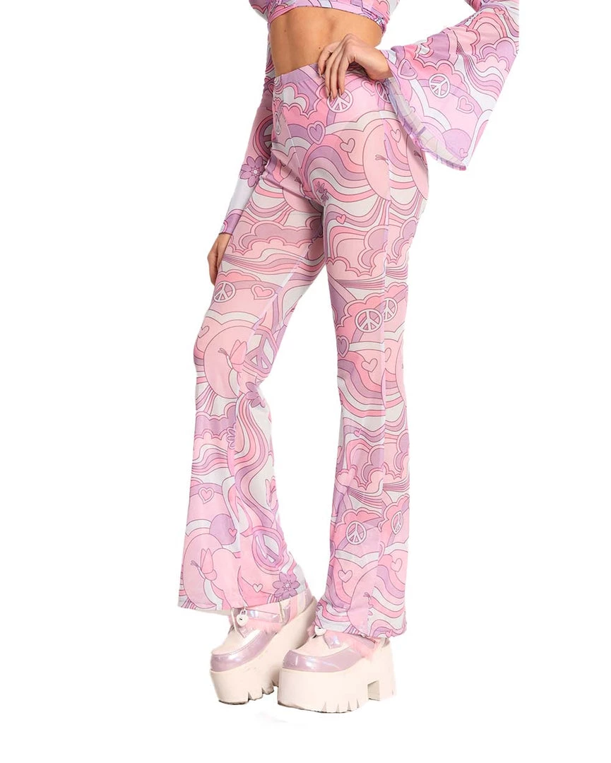 Cherry Mellow, Inc. Free Spirit Cutie Mesh Bell Bottoms Clothing 5 Cherry Mellow, Inc. Free Spirit Cutie Mesh Bell Bottoms Clothing