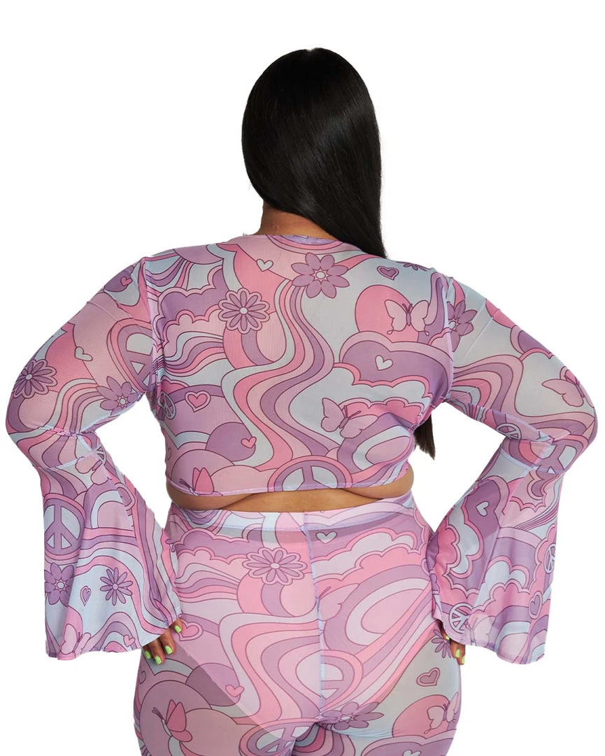 Cherry Mellow, Inc. Clothing Free Spirit Cutie Mesh Longsleeve Top 12 Cherry Mellow, Inc. Clothing Free Spirit Cutie Mesh Longsleeve Top