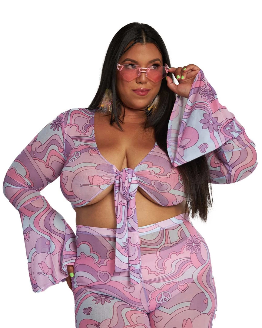 Cherry Mellow, Inc. Clothing Free Spirit Cutie Mesh Longsleeve Top 8 Cherry Mellow, Inc. Clothing Free Spirit Cutie Mesh Longsleeve Top