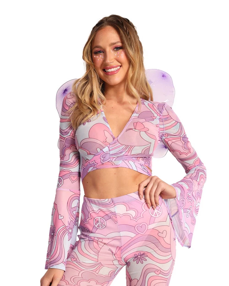 Cherry Mellow, Inc. Clothing Free Spirit Cutie Mesh Longsleeve Top 3 Cherry Mellow, Inc. Clothing Free Spirit Cutie Mesh Longsleeve Top