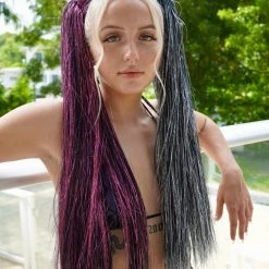 Accessories Get Braidified Burgundy Magic Tinsel Hair Extensions