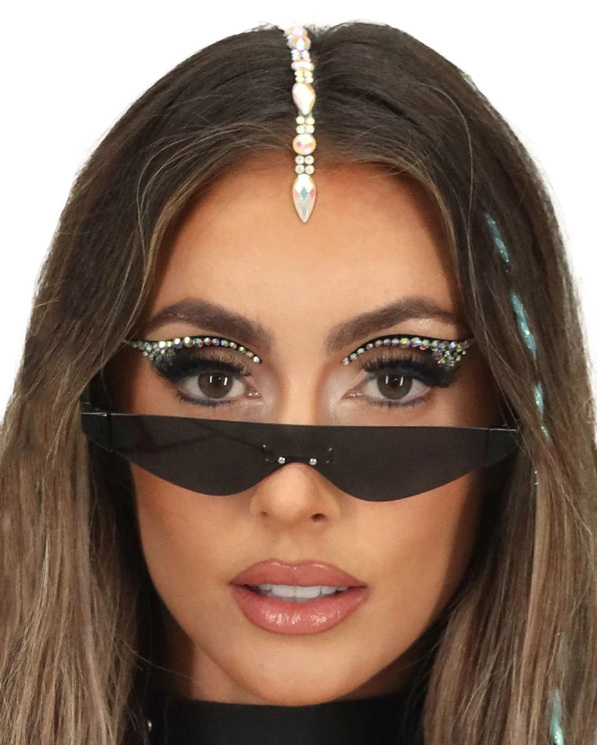 Western Fashion Glow In The Dark Hair Jewels Accessories 4 Western Fashion Glow In The Dark Hair Jewels Accessories