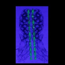 Western Fashion Glow In The Dark Hair Jewels Accessories