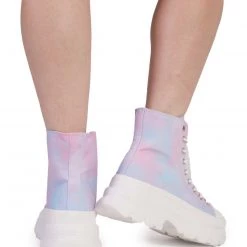 Berness Shoes Glowing Galaxy Hi-Cut Sneakers