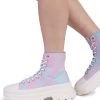 Berness Shoes Glowing Galaxy Hi-Cut Sneakers 2 Berness Shoes Glowing Galaxy Hi-Cut Sneakers
